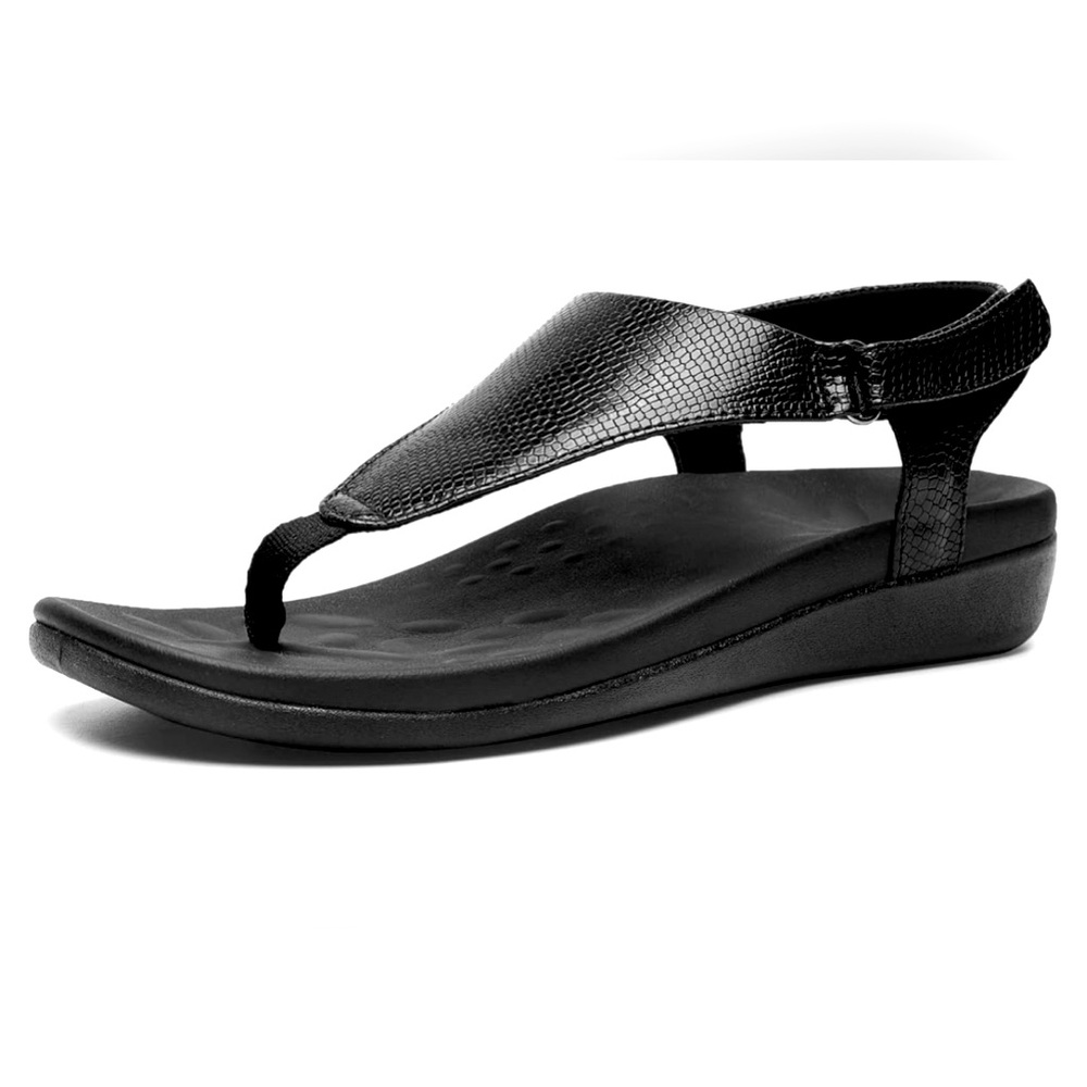 Womens Arch Support Sandals Orthotic Adjustable Thong Flip Flops Shoes